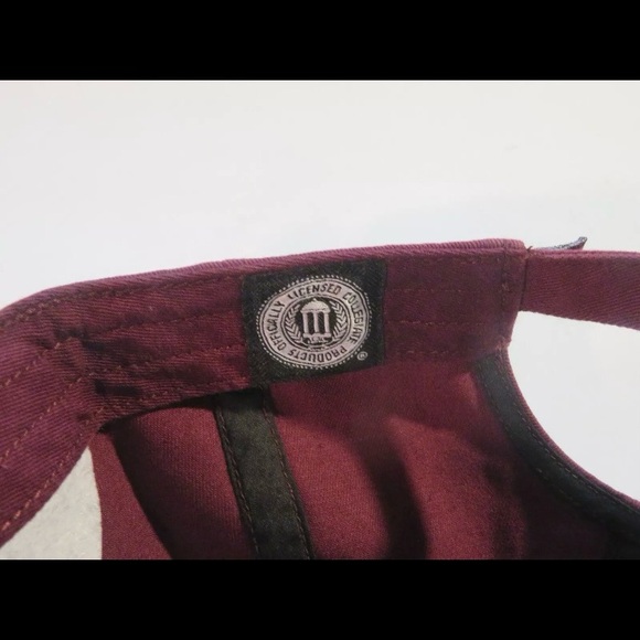 New '47 Clean Up Texas A&M Aggies Plain Logo Strapback Hat Maroon Red NCAA - Picture 6 of 7